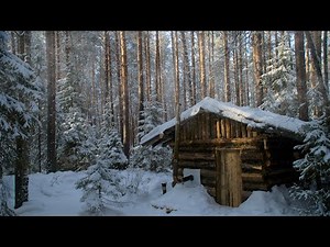 SURVIVE 3 Days of EXTREME Cold in a Log Cabin. Snowfall. WINTER IS COMING!
