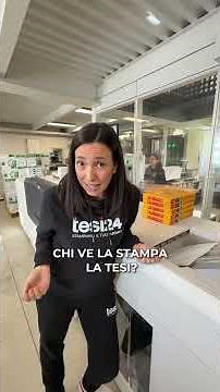 Come stampare la tesi di laurea online in 24/48h | Tesi24