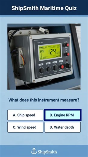 ⚓ SPEED LOG QUIZ: Measuring Vessel Speed Through Water ⚓