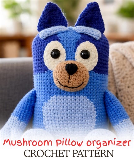 Bluey Crochet Pattern – Beginner Amigurumi Dog Toy (PDF Download) - Etsy