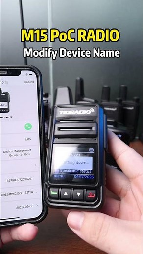 How to modify the device name #tidradio #comms #globaltalk