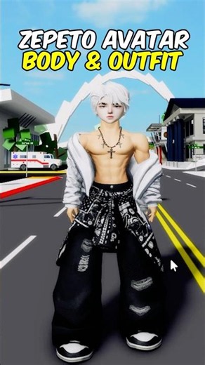 FREE ZEPETO Boy Body & Outfit Code in Brookhaven! #shorts #roblox