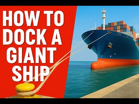 "How Ships Moor at Port | Real-Time Port Operations Explained"
