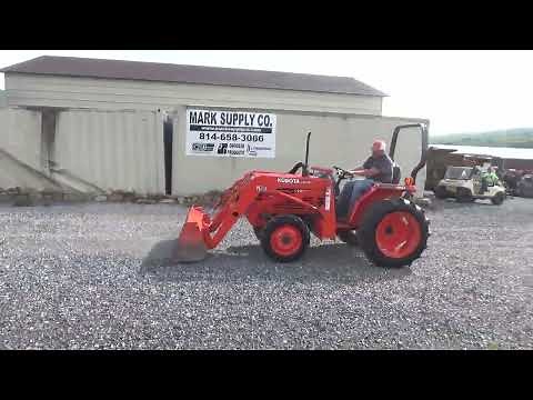 2002 Kubota L2600DT L2600 Compact Tractor Loader 4X4 Power Steering 3 Point Hitch For Sale Nice !!!!