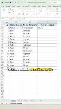 One of the quickest ways to combine first and last names in Excel