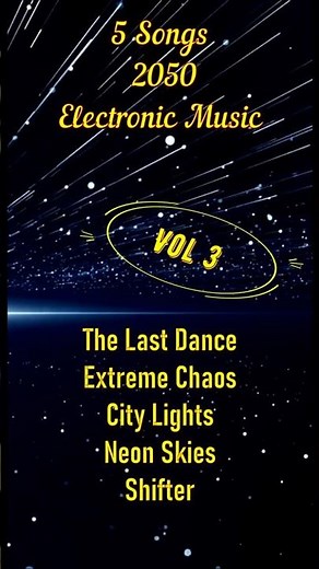 5 Songs 2050,Vol 3,Electronic Music, #2050 #electronic #electronicmusic #partymusic #music