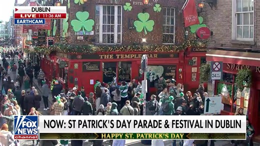 Jen Hale reports live from Dublin as St. Patrick's Day parade kicks off