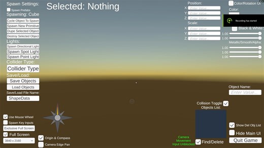 【unity】运行时关卡编辑器 3D_Runtime Level Editor 3D