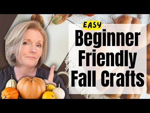 EASY Beginner Friendly FALL Pumpkin Crafts