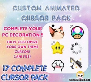 Personalize Custom Animated Cursor Mouse Cursor Complete PC Mouse Pointers for Windows Gaming Cursor - Etsy