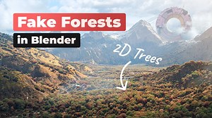 Fake Large-scale Forests in Blender | BlenderNation Bazaar