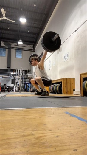 Week 4 Day 3 Deload 185x1 Snatch #beginner #olympicweightlifting #snatch