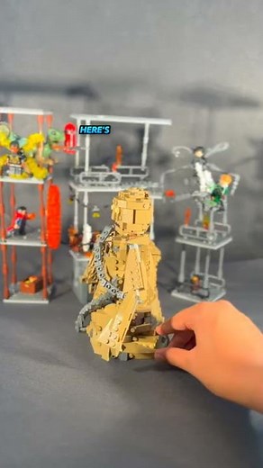 How to build Sandman from Spider No Way Home in LEGO!