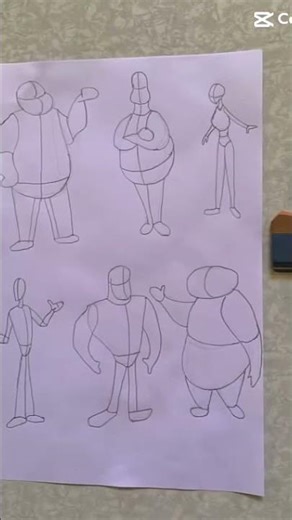 Effect on my traditional draw human_shape Sketchbook