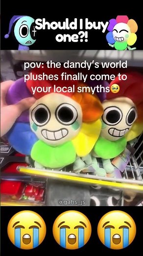 I finally found the dandy’s world plushies 😭 #roblox #dandysworld #shorts