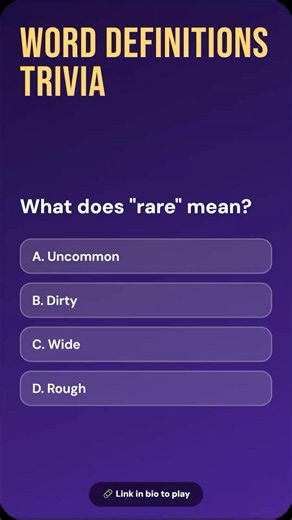 Word Definitions Trivia 🧠 Can You Score 5/5? #shorts