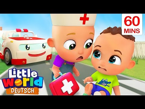 Hallo Krankenwagen | Kinderlieder für Kleinkinder | Little World Deutsch