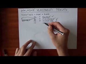 Základné vlastnosti tekutín (kvapalín, plynov)