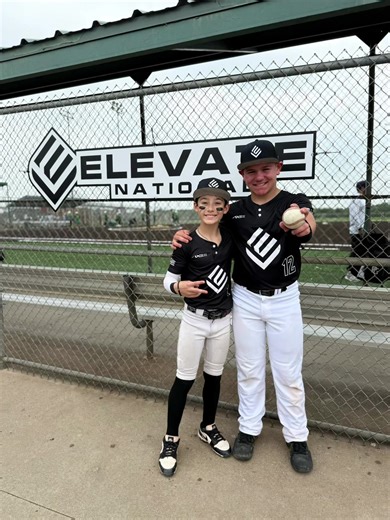 The dynamic duo! Many more to come! #jaxwhite #creatorsearchinsights #baseball #highlights #sports @Basebroz