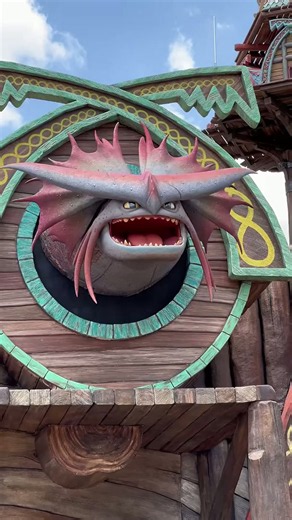 The Isle of Berk at Epic Universe is literally alive!