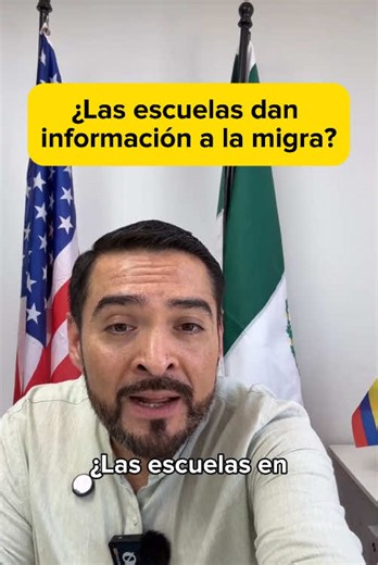 ¿Las escuelas dan información a la migra? #migration #abogadodeinmigracion #escuelas #latinosusa