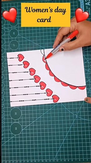 Happy Women's day Greeting card making#shorts#womensdayspecial#womensday2026#diy#womensdaycard#craft