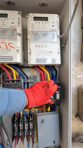 The connection to this meter was not properly installed #electrician #highlights #electrical #foryo