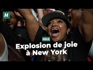 A crazy night in New York after the Knicks' victory over the Spurs, who were crowned NBA champions.