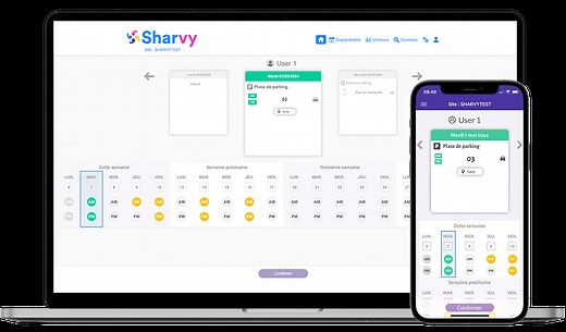 Sharvy - Solution de gestion de parking d'entreprise