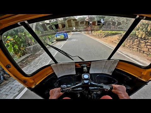 POV Test Driving a 25-Year-Old Bajaj Auto Rickshaw (2000 Model)