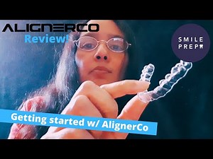AlignerCo for Straightening Crooked Front Tooth | Smile Prep Clear Aligner Review