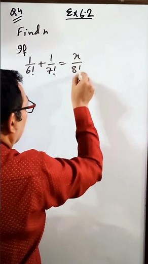 Q4 Exercise 6.2 Class 11 Math Chapter 6 Permutations & Combinations Find x from Factorial Equation