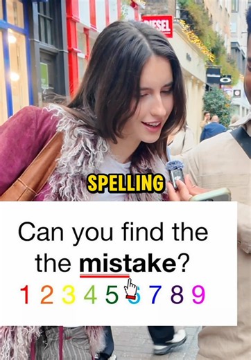 Can you find this world hardest mistake #streetinterview #interview | what is the answer of what is the mistake