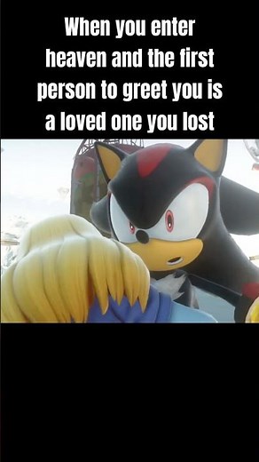 This Shadow & Maria Robotnik Scene Hits Hard 😭 #shadowthehedgehog #shadow #mariarobotnik #sad