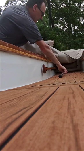I built this boat #wooden #boat #skiff