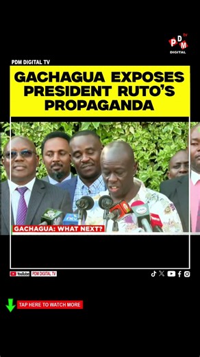 GACHAGUA EXPOSES PRESIDENT RUTO’s PROPAGANDA #kenyanews #gachagua