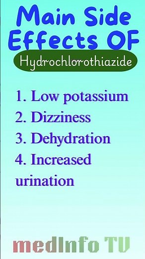 Hydrochlorothiazide Side Effects Explained