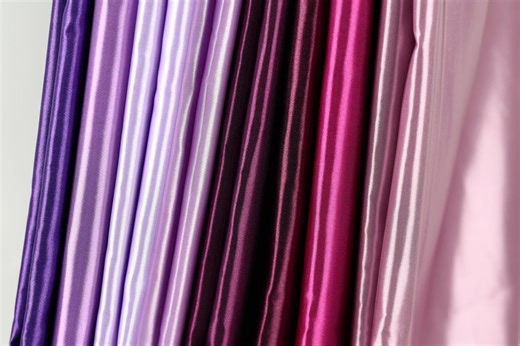 Purple Bridal Satin Fabric by the Yard, Smooth Polyester for Gowns & Event Draping - Etsy