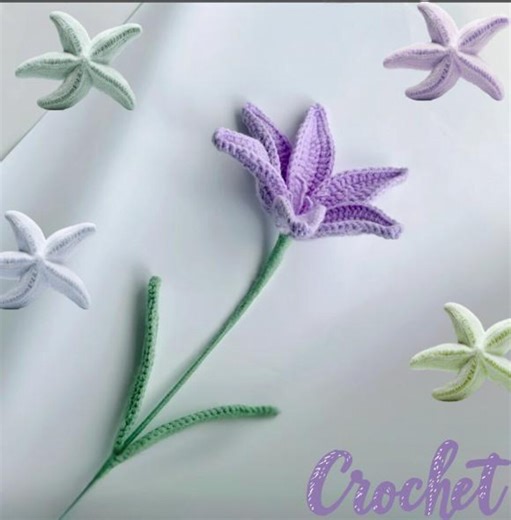 Lilium Flower Crochet Pattern PDF – Elegant Lily Bouquet Tutorial, Realistic Crochet Flower, Wedding Floral Design - Etsy