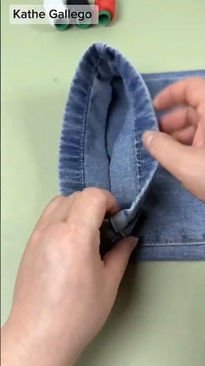cómo cogerle ruedo a un pantalón sin cortar