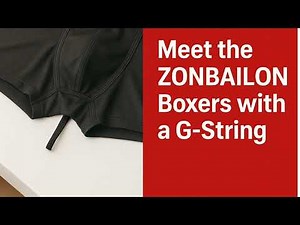 ZONBAILON Boxers G-String Review 🩲 | The Boldest Twist on Men’s Underwear Yet!