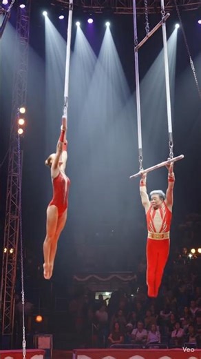 😱 You Won’t Believe This Aerial Stunt!# Live Circus Magic#Circus #AerialAct #Trapeze#ViralVideo