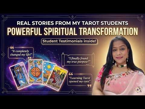 🔮 Real Stories From My Tarot Students | Powerful Spiritual Transformation