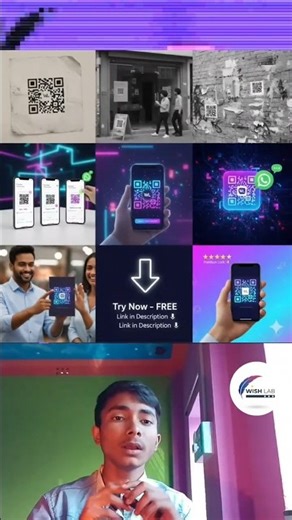 FREE QR Code Generator with Premium Look 🔥 | Text, Payment, WhatsApp QR | Wish Lab