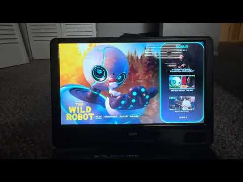 Opening to The Wild Robot 2024 Blu-ray