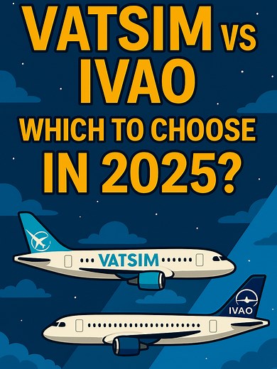 VATSIM vs IVAO in 2025: Which Flight Sim ATC Network?