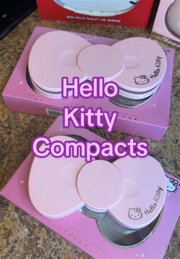 Hello Kitty Bow LED Compact Mirror - Sanrio Beauty Accessory