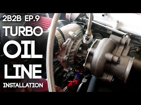 Turbo Oil Line Installation and Drilling The Oil Pan | 2Broke2Boosted Ep. 9
