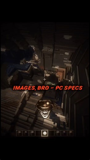 Bro’s PC Runs Minecraft Like Butter#minecraft #shorts#trollface