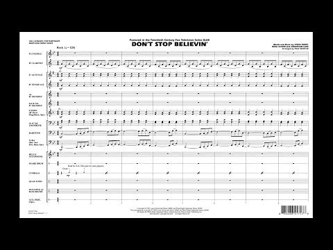 Don't Stop Believin' arranged by Paul Murtha